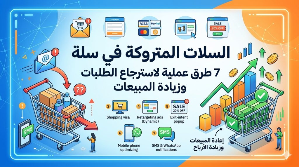 السلات المتروكة في سلة وطرق استرجاع الطلبات