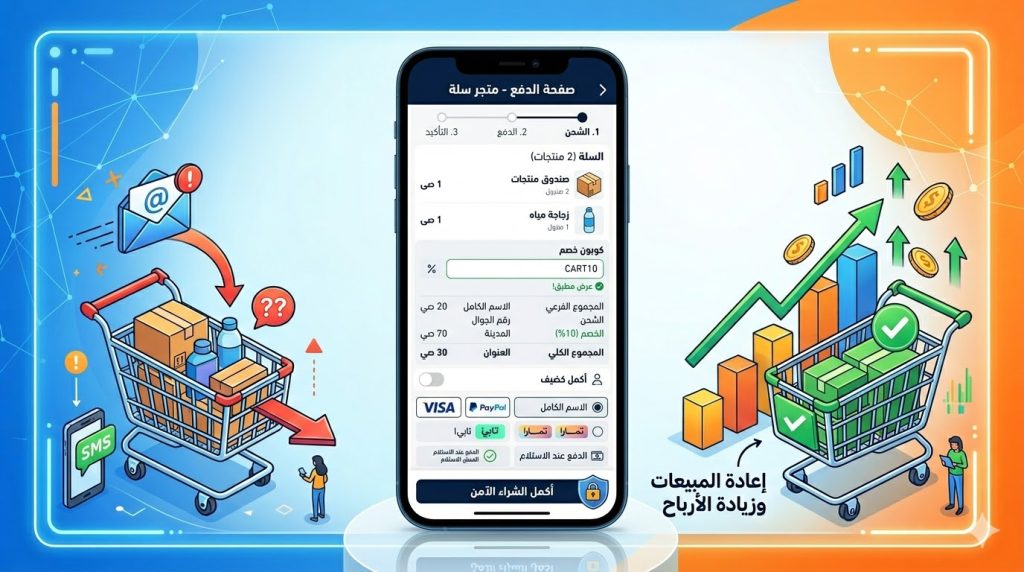 تحسين صفحة الدفع في متجر سلة لتقليل هجر السلة