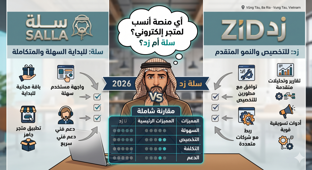 سلة مقابل زد: أيهما يناسبك؟