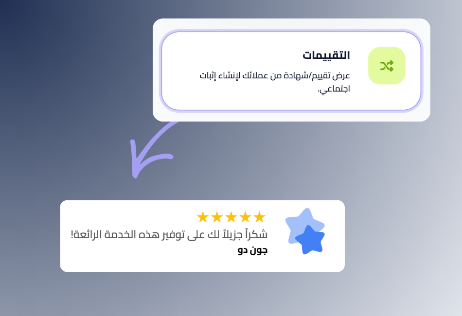 قالب تقييم بالنقاط - بوب اب سناب