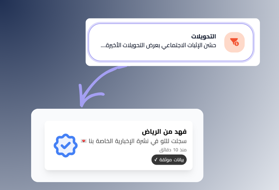 قالب إشعارات الشراء الأخيرة - بوب اب سناب